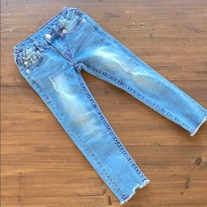 Kids Distressed True Religion Skinny Jean 4 4T